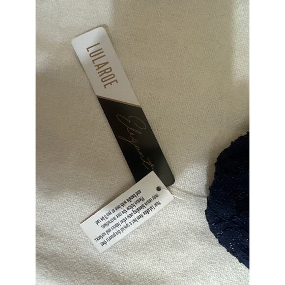 Lularoe NWT Elegant Blue Sequin Dress /Waistband Med. - Picture 6 of 6